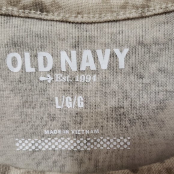 2 Old Navy Women's Size Large Tops - Light Brown and Blue - Pre-Owned - Picture 2 of 7